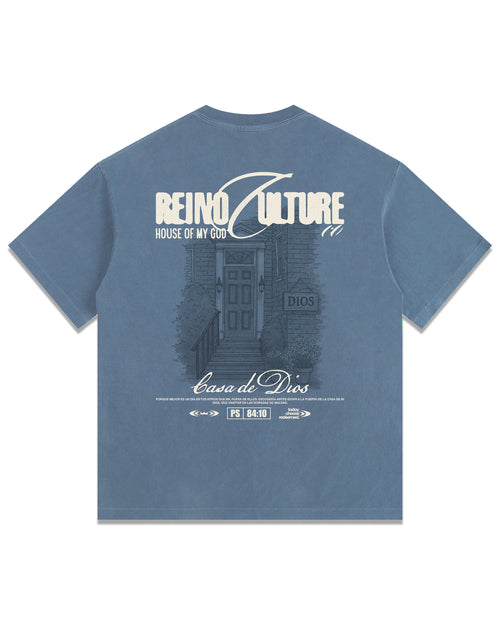 'Casa de Dios' Vintage Washed Oversized T-Shirt