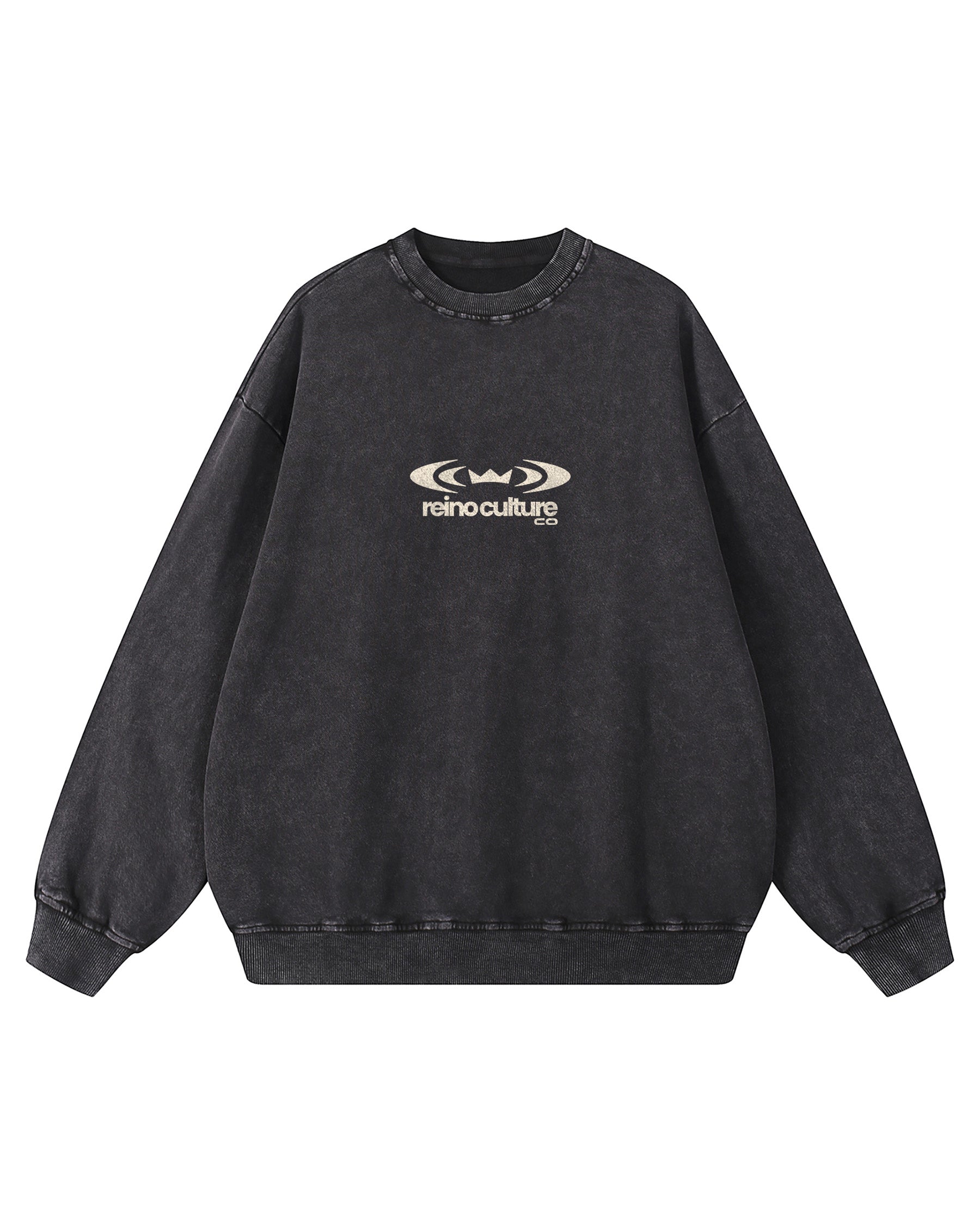 'God Loves' Snow Washed Oversized Sweatshirt