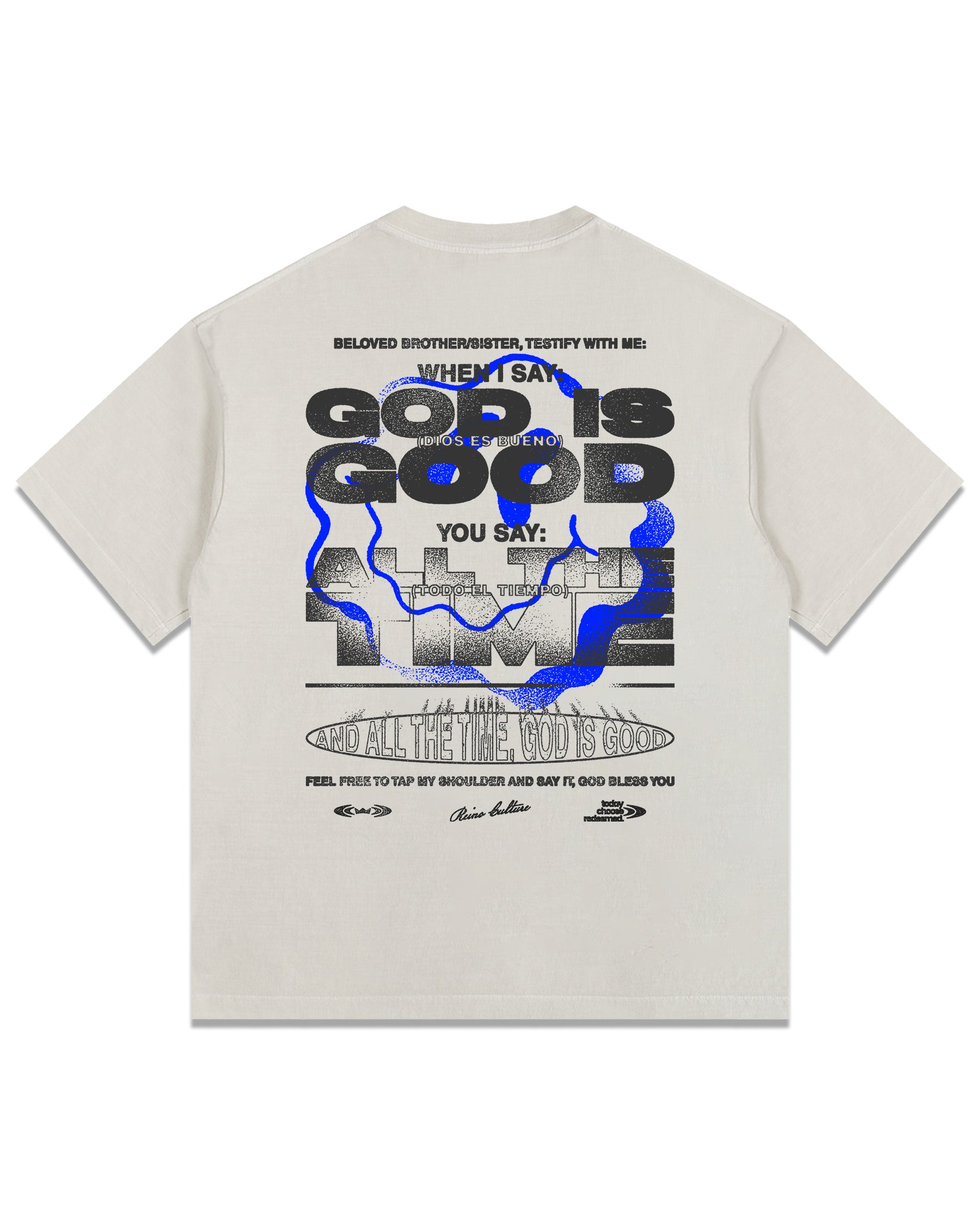 'All The Time' Vintage Washed Oversized T-Shirt