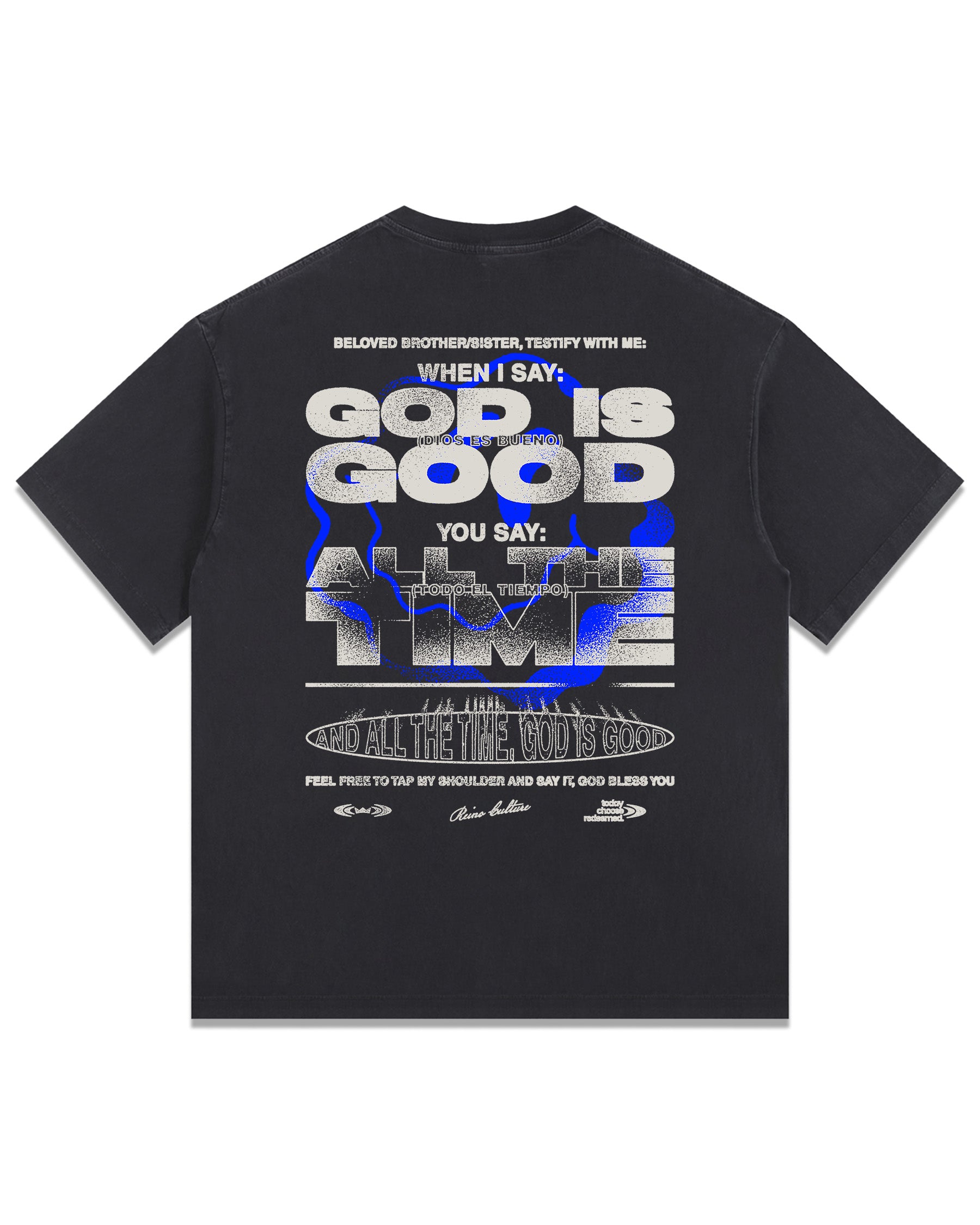 'God is Good' Vintage Washed Oversized T-Shirt