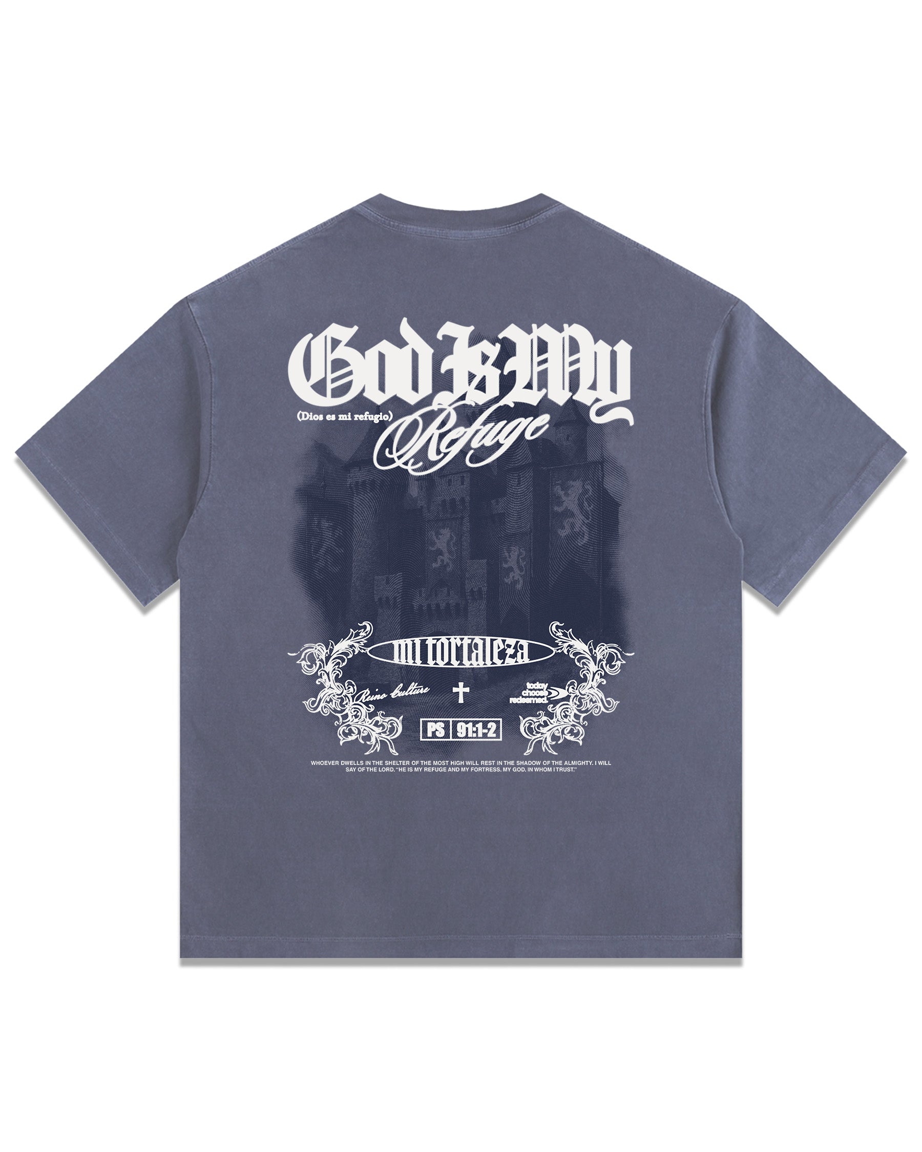'My Refuge' Vintage Washed Oversized T-Shirt