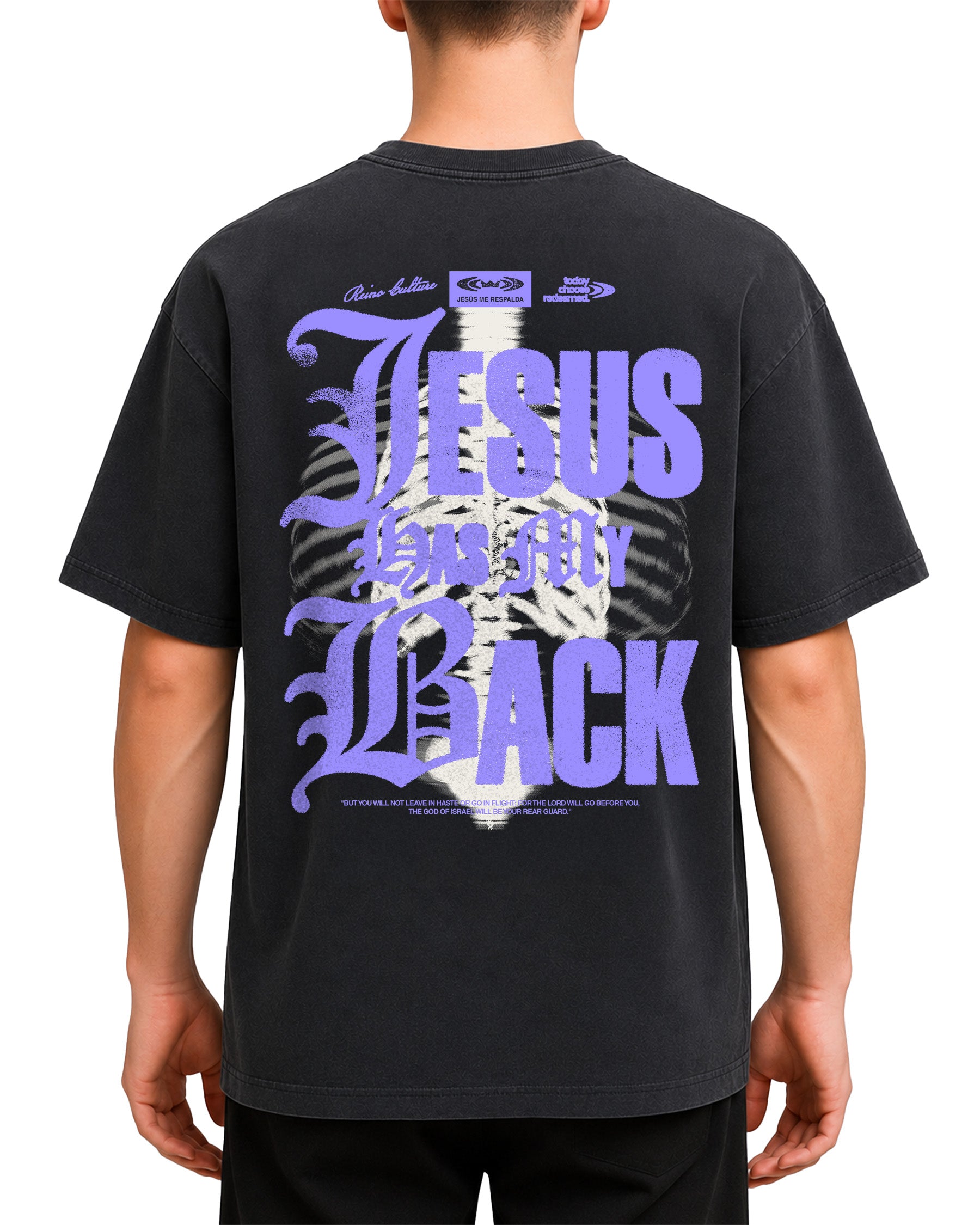 'Jesus Got Me' Vintage Washed Oversized T-Shirt